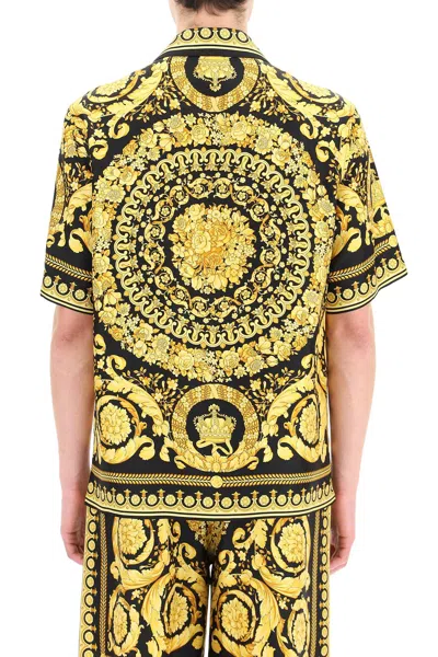 Versace Ornate Baroque Patterned Shirt In Multi
