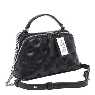 Maison Margiela Quilted Texture Shoulder Bag With Detachable Strap
