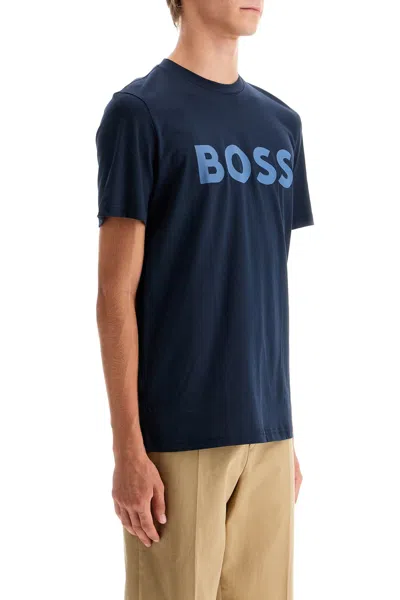 Hugo Boss Boss Thinking 1 Tshirt In Blue