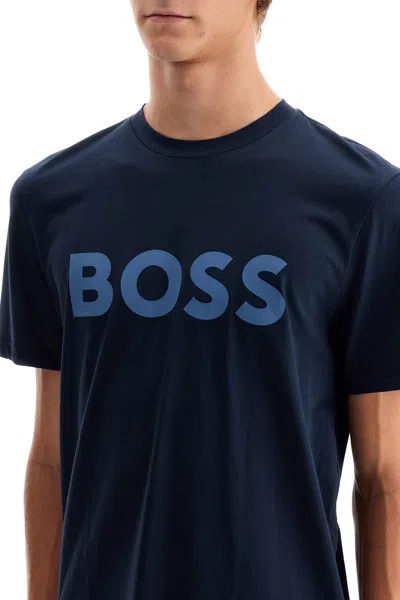 Hugo Boss Boss Thinking 1 Tshirt In Blue