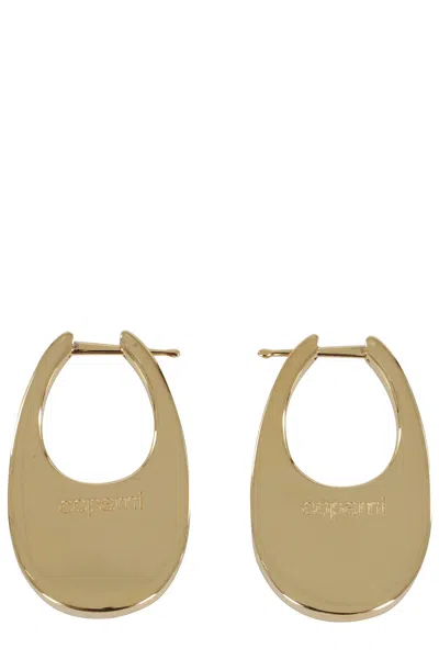 Coperni Medium Swipe Earring In Gold