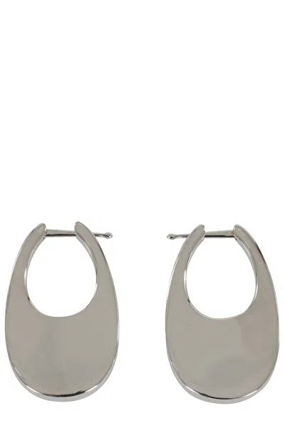 Coperni Medium Swipe Earring In Metallic