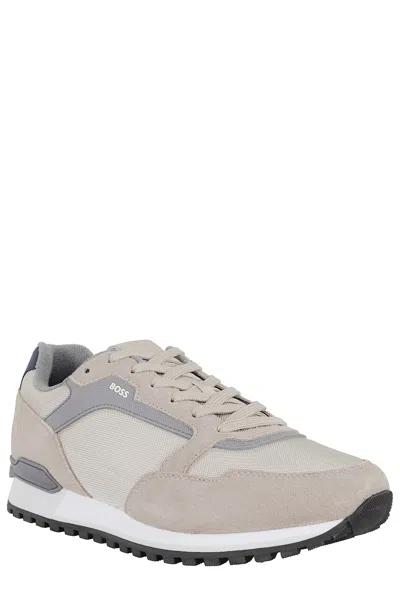 Hugo Boss Boss Parkour L Runner Panelled Mesh Sneakers In Multi