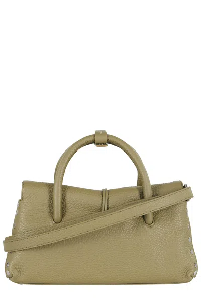 Zanellato Structured Leather Handbag With Textured Finish