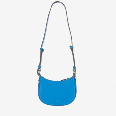 Pinko Baby Half Moon Leather Shoulder Bag