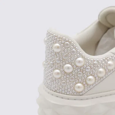 Jimmy Choo Diamond Maxi Sneakers In Neutral