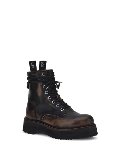 R13 Lace-up Ankle Boots