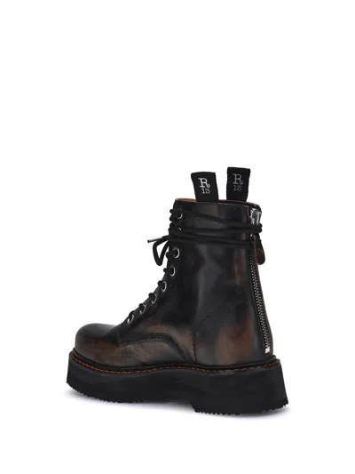 R13 Lace-up Ankle Boots