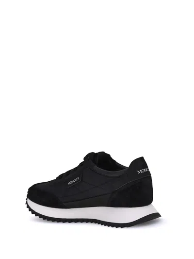 Moncler Pacey2 Suede & Nubuck Trainers, Men, Black, Size: 46