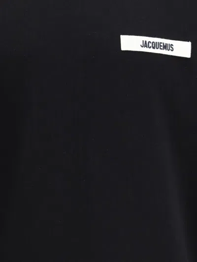 Jacquemus Gros-grain Hoodie In Black