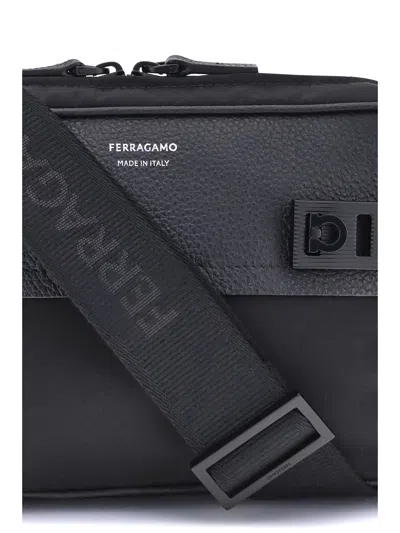 Ferragamo Functional Buckle Shoulder Bag With Custom Strap