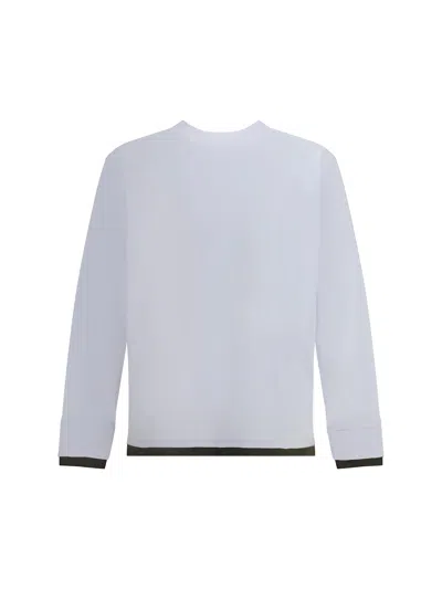 Sacai Cotton Long Sleeve Jersey In White