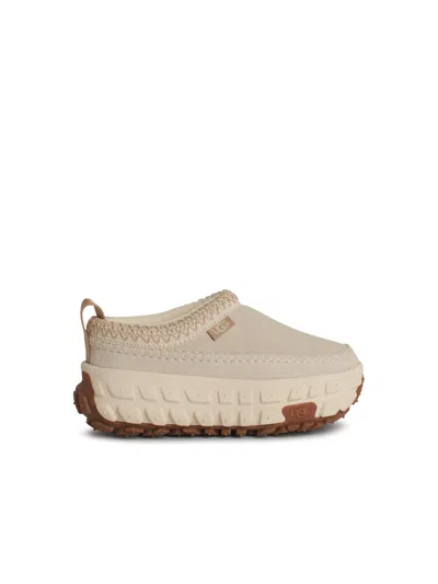Ugg Venture White Suede Sneakers In Neutral