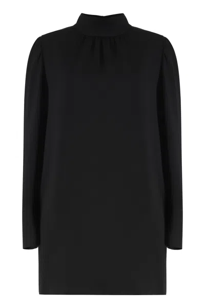 Max Mara Embassy Crepe Dress In Animal Print