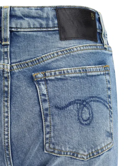R13 Kick Fit Pants In Blue