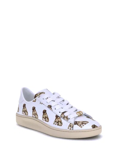 Valentino Royco Sneakers In White