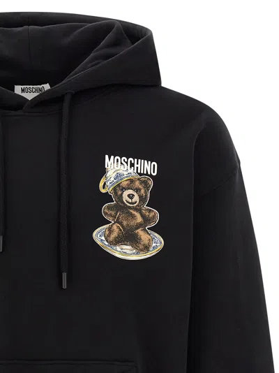 Moschino Long Sleeve Sweatshirt In Black