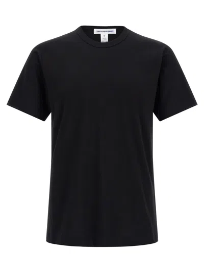 Comme Des Garçons Shirt Black Crewneck T-shirt In Black