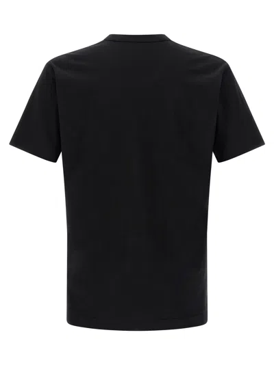 Comme Des Garçons Play Heart Of Gold T-shirt In Black