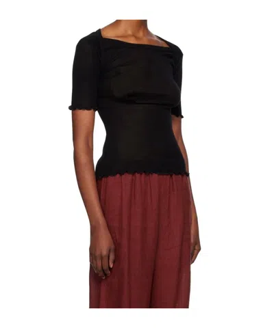 Baserange Short-sleeved T-shirt In Black