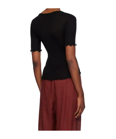 Baserange Short-sleeved T-shirt In Black