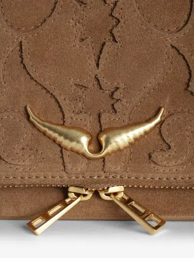 Zadig & Voltaire Zadig  Voltaire Rock Foldover Clutch Bag