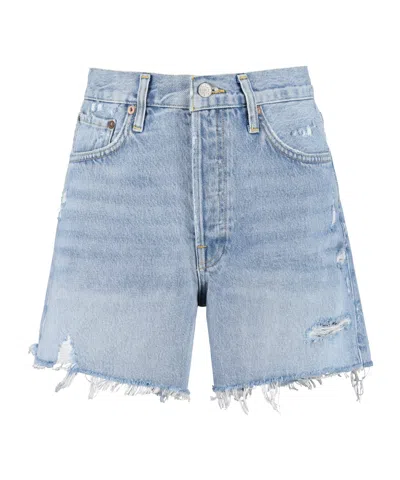 Agolde Parker Distressed Denim Shorts