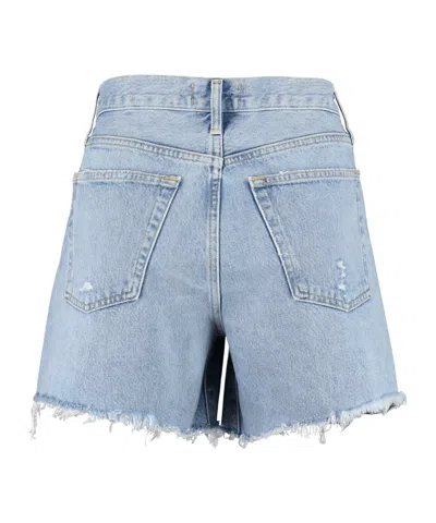 Agolde Parker Distressed Denim Shorts