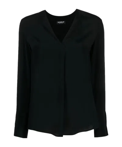 Dondup V-neck Logo-plaque Blouse