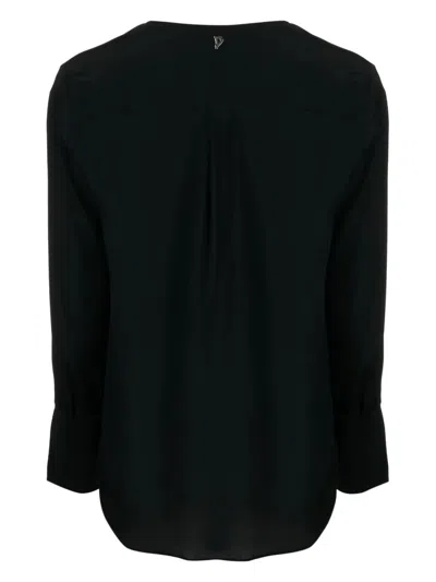 Dondup V-neck Logo-plaque Blouse