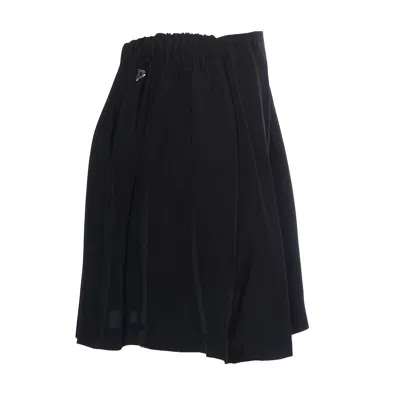 Dondup Sleeveless Black Top With Elastic Back And Regular Fit In Black