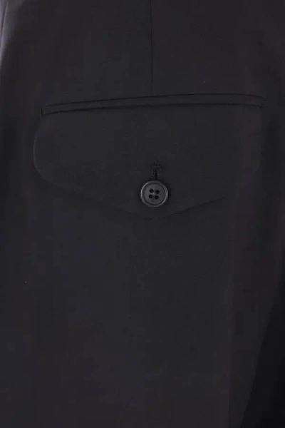 Prada Pleat-detailed Trousers In Blue