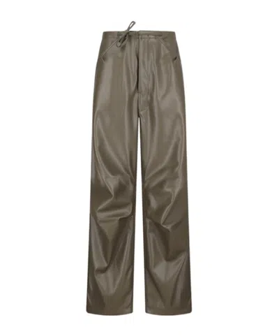 Darkpark Relaxed Fit Trousers Adjustable Drawstring Waist In Green