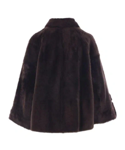 Brunello Cucinelli Long Sleeve Double Faced Fur