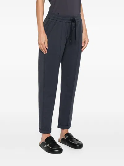 Brunello Cucinelli Cotton Sweatpants With Elastic Waistband And Side Pockets