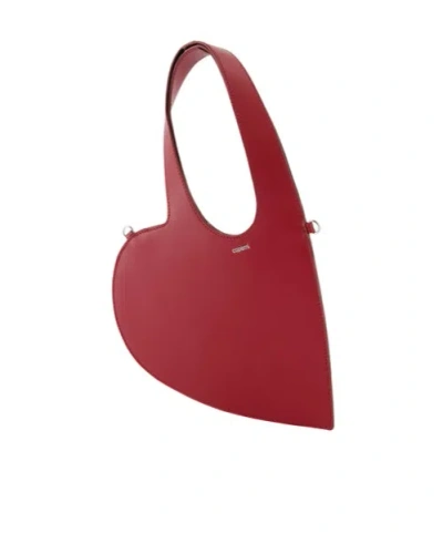 Coperni Heart-shaped Calf Leather Bag With Removable Strap