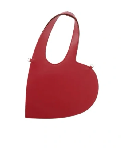 Coperni Heart-shaped Calf Leather Bag With Removable Strap