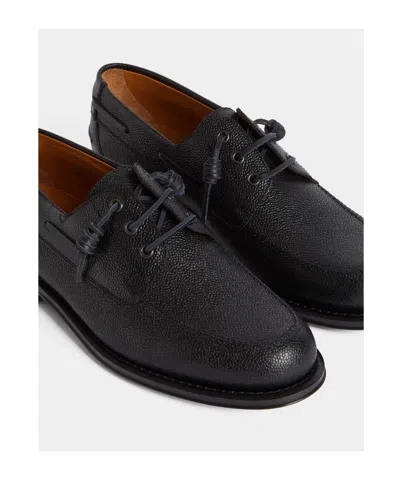 Dsquared2 Neoclassic Boat Shoes In Black