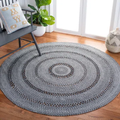 Safavieh Cape Cod Hand Made Area Rug, Charcoal Bohemian Style Non-shedding