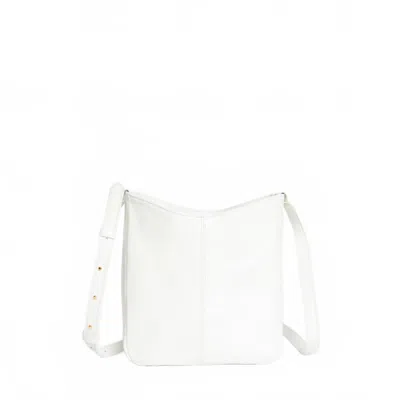 Lemiz Women's Ruby Crossbody Bag In White