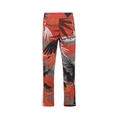 Palm Angels Hawaii Track Pants Men In Orange