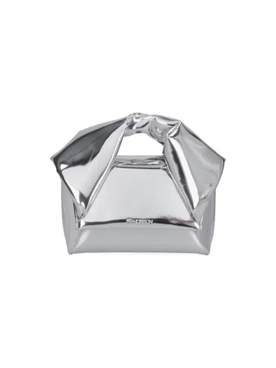 Jw Anderson Mini Crossbody Bag Twister In Metallic
