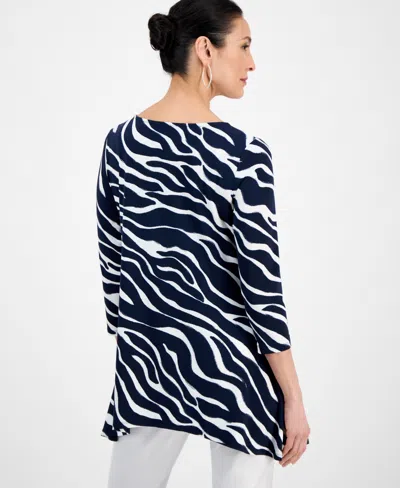 Jm Collection Women's 3/4-sleeve Knit Top, Regular & Petites, Exclusively At Macy's
