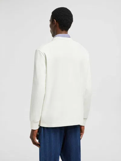 Moncler Sweatshirt En Coton In White