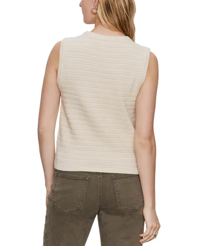 Sanctuary Textured Sweater Vest In Gray