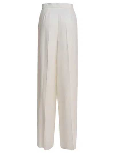 Max Mara Trousers In White