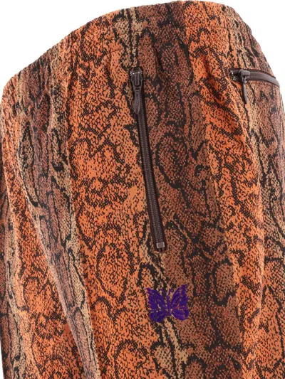 Needles Animal Print Track Trousers With Elastic Waistband