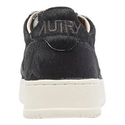 Autry Medalist Sneakers In Chocolate Pony Skin In Brown