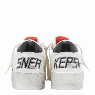Golden Goose Leopard-print Leather Star Sneakers In White