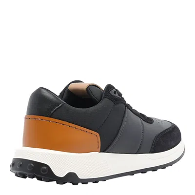 Tod's Leather And Technical Fabric Sneakers